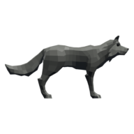 Wolf portrait